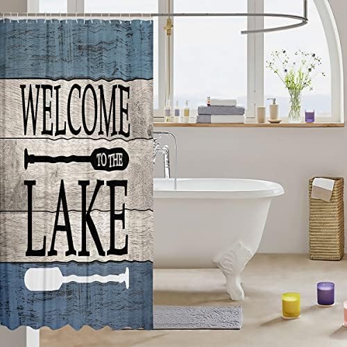 Erosebridal Rustic Farmhouse Shower Curtain Set
