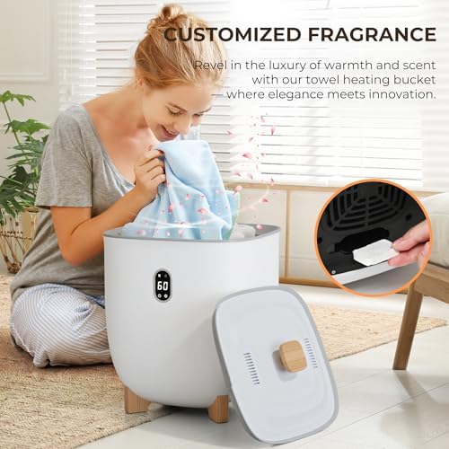 EUHOMY Towel Warmers with Dehumidifier and Auto Shut Off