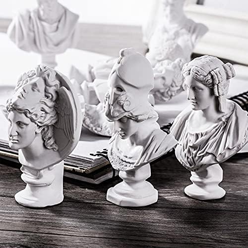 LAGOM HOUSE Greek Bust Statue and Sculptures Set of 10