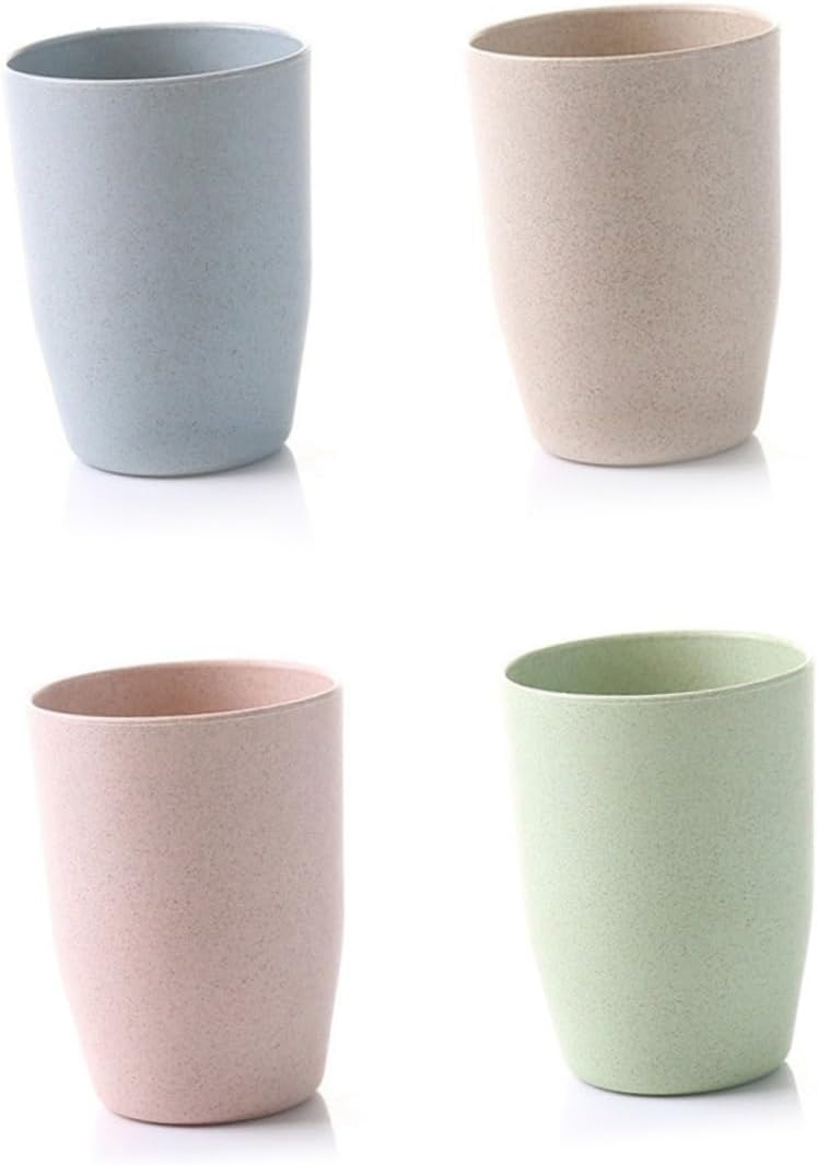 HOLIDYOYO Bathroom Tumbler Cup with Wheat Stem Design