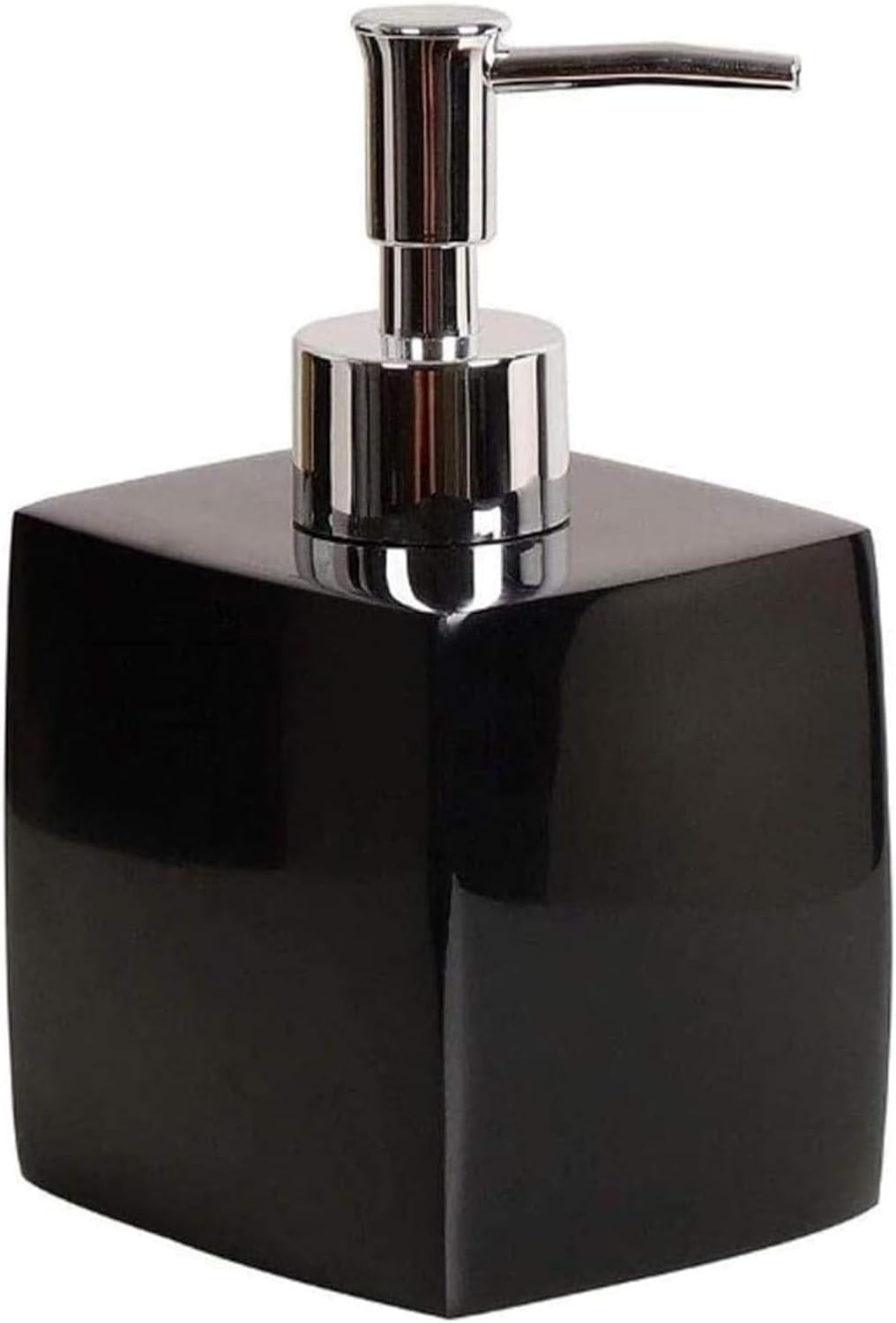 WZBNHYU Square Soap Dispenser Set Black