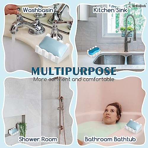 MRBULLOCK Silicone Soap Dish for Bar Soap Holder