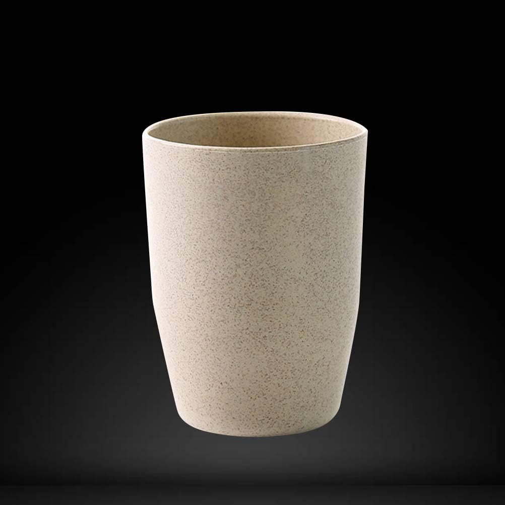 DOITOOL Bathroom Tooth Cup Simple Round Rinsing Mug for All Ages