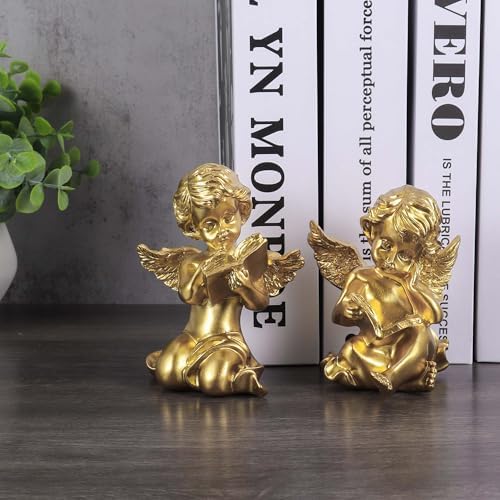 Goetland 2 Cherubs Baby Angel Statue Garden Decor
