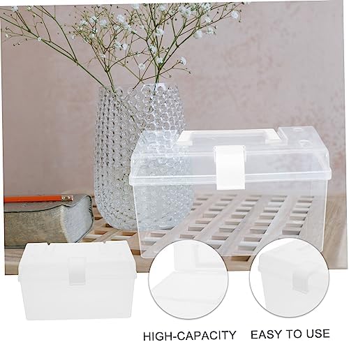 SECFOU Portable Medicine Cabinet with Buckle Closure