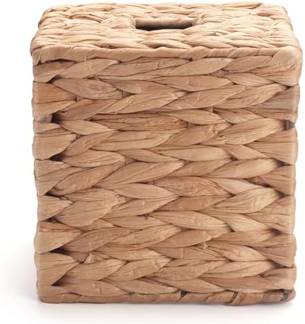 YANGQIHOME Rattan Tissue Box Cover - Boho Decorative Holder