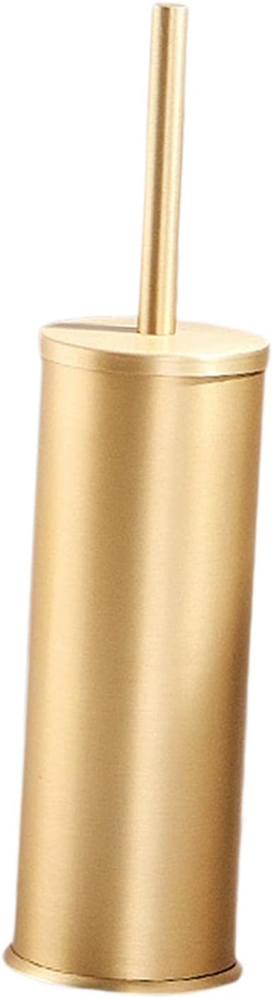 FytStycale Toilet Brush Set with Holder Gold