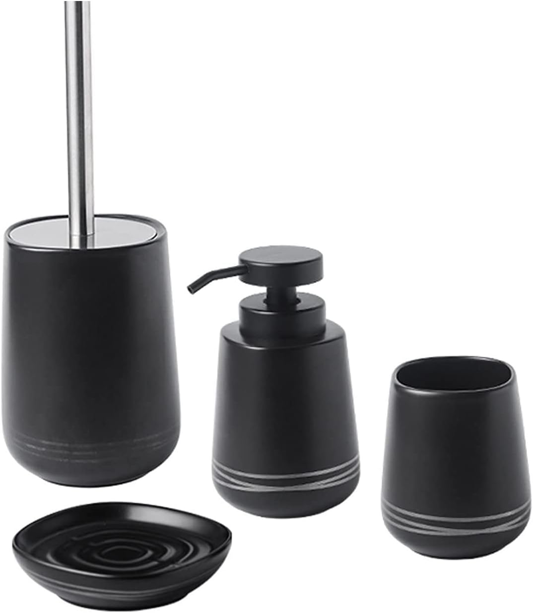 OXOAMP 4-Piece Pump Soap Dispenser Set 1