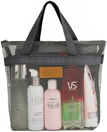 TOPASION Mesh Shower Caddy Bag Portable Organizer