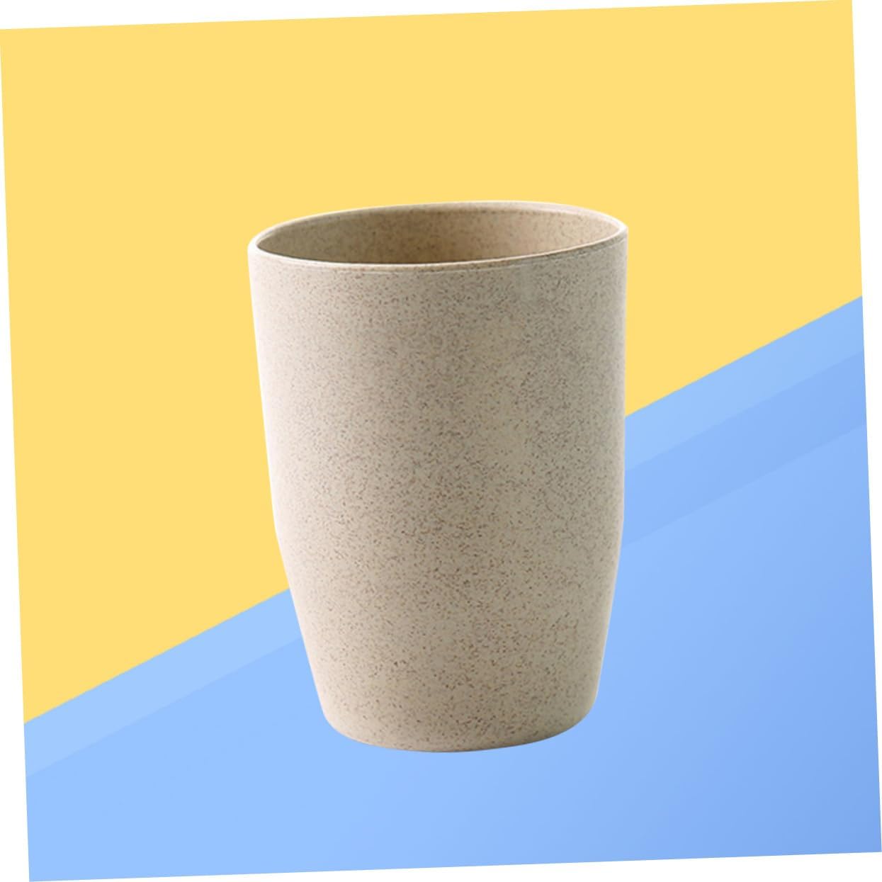 COOLHIYA Wheat Straw Tooth Cup for Bath