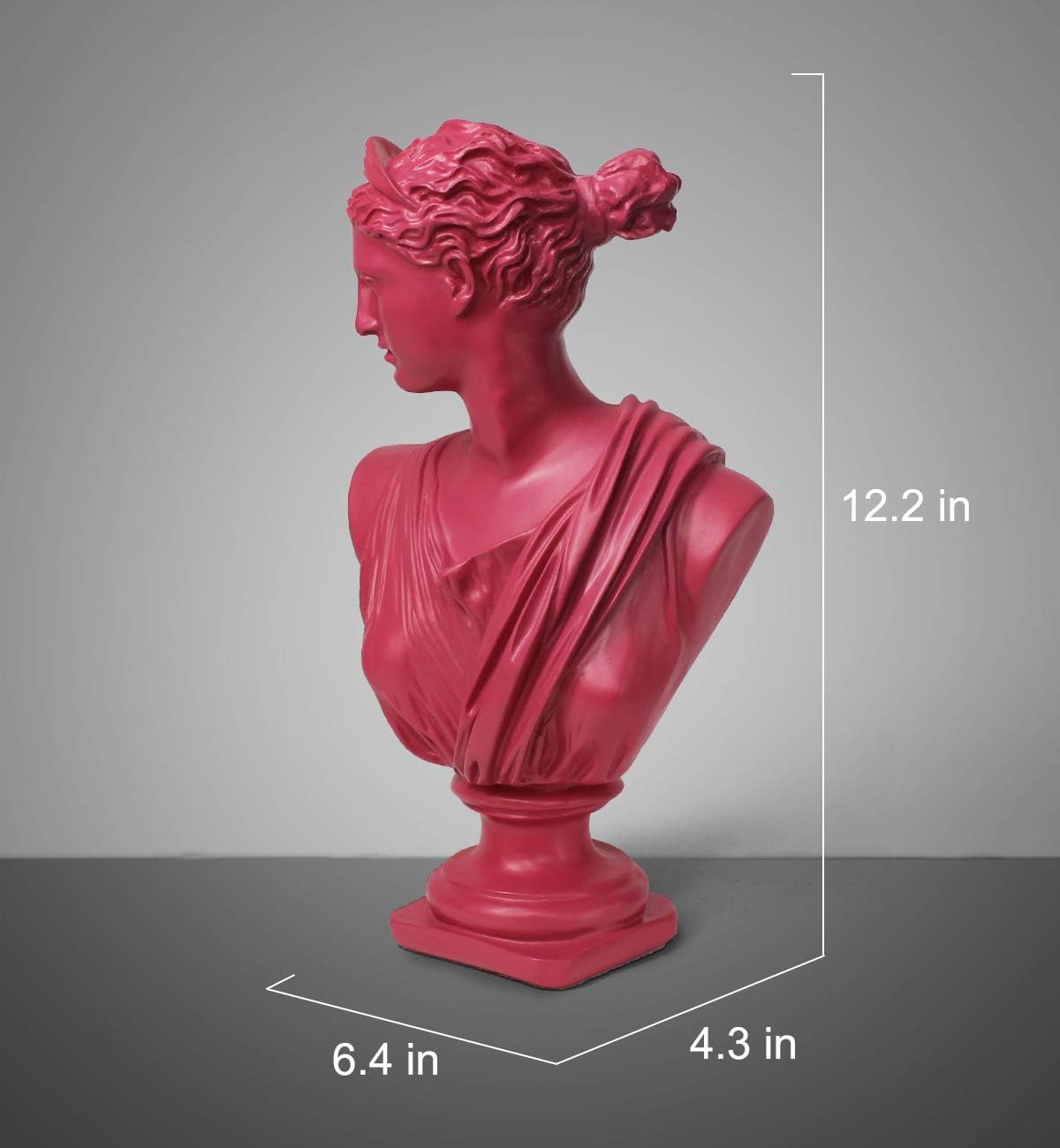 YUEOECOR 12Inch Diana Statue - Classic Greek Bust Figurine
