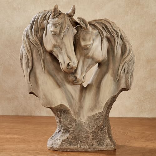 Touch of Class Loving Horses Table Sculpture