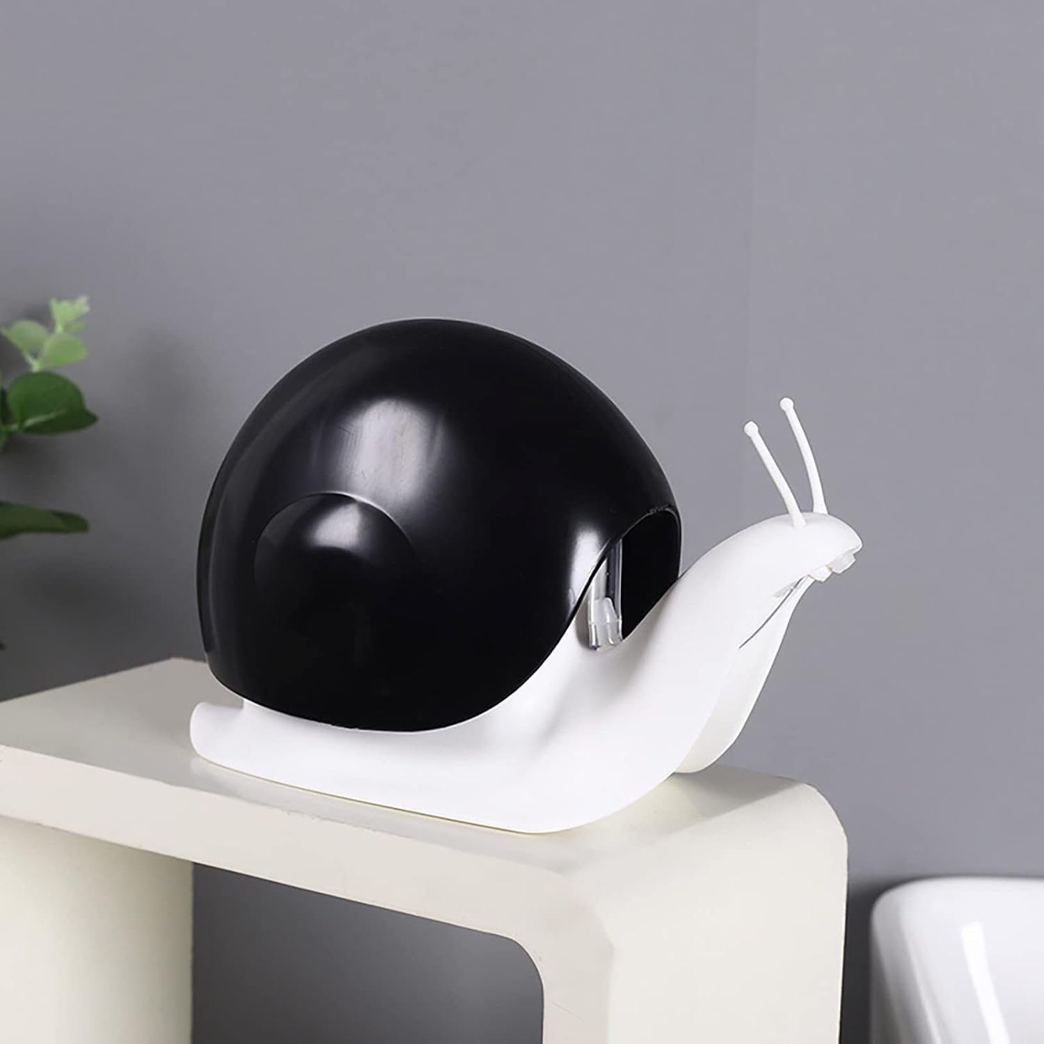 Cute Snail Hand Soap Dispenser 120ml Black