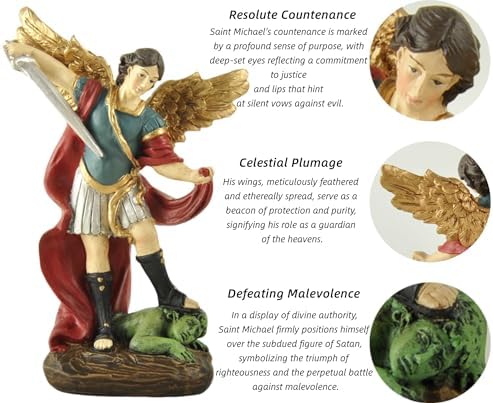 San Miguel Archangel Statue - 531 H Religious Collectible 1