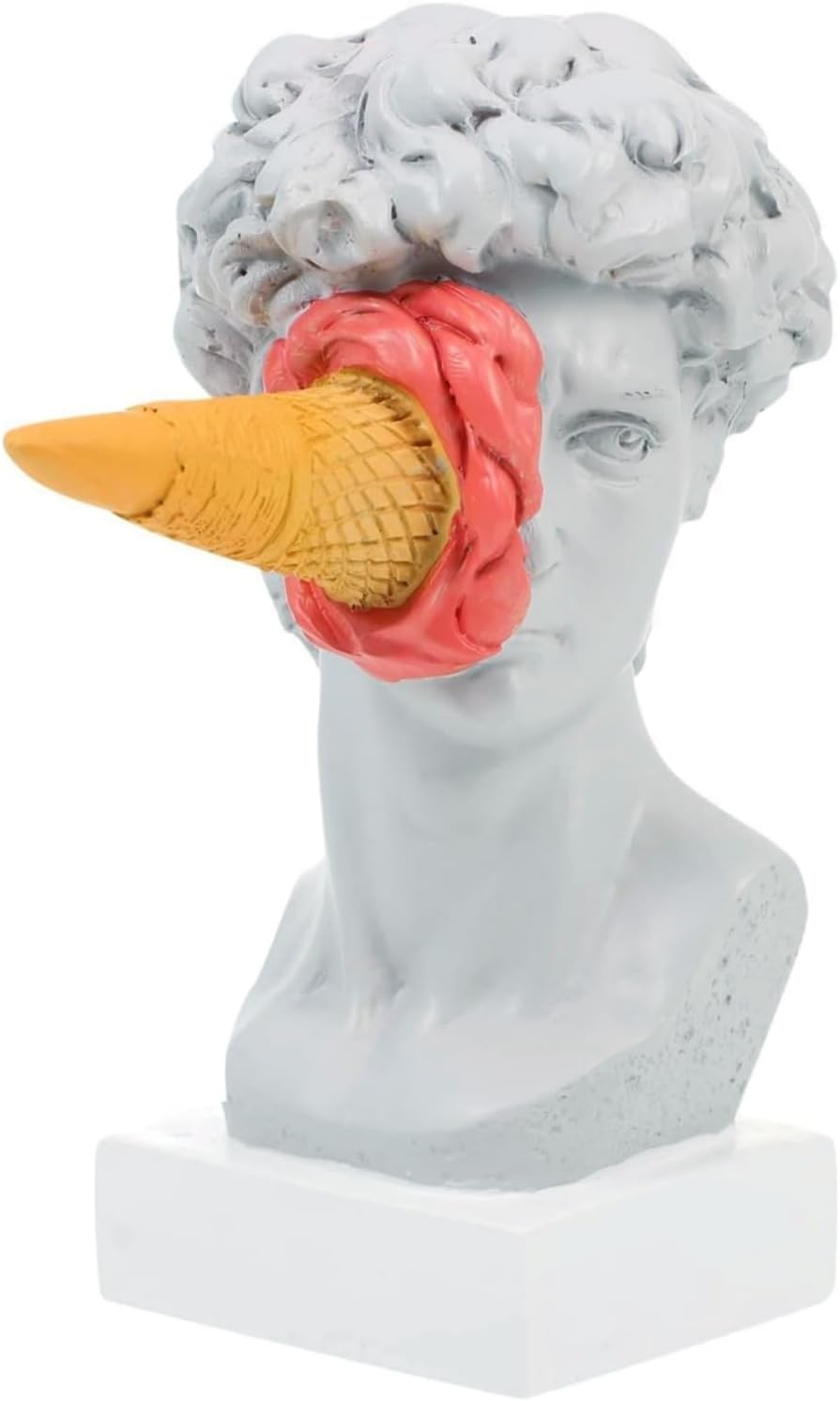 63 Inch Ice Cream David Head Resin Statue