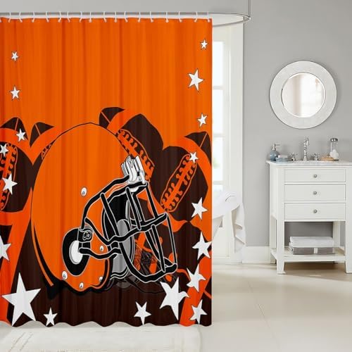 Erosebridal Sports Shower Curtain Set for Kids