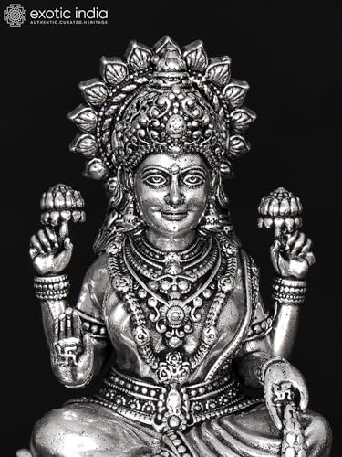 Goddess Lakshmi Brass Statue 25 Inch Height Pooja Idol for Temple