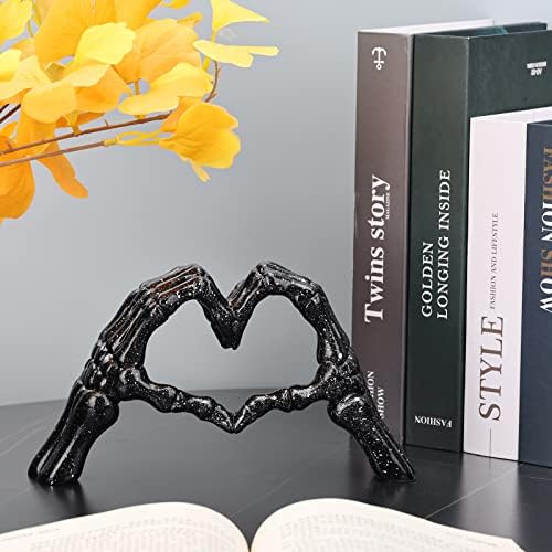 LCCCK Heart Gesture Couple Statue Modern Desk Decor