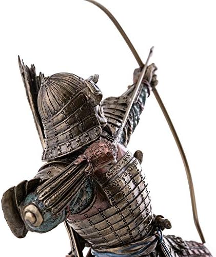 Japanese Samurai Archer Bronze Statue - 85 Inch Collectible Figurine