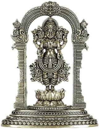 Exotic India Small Superfine Lakshmi Brass Statue