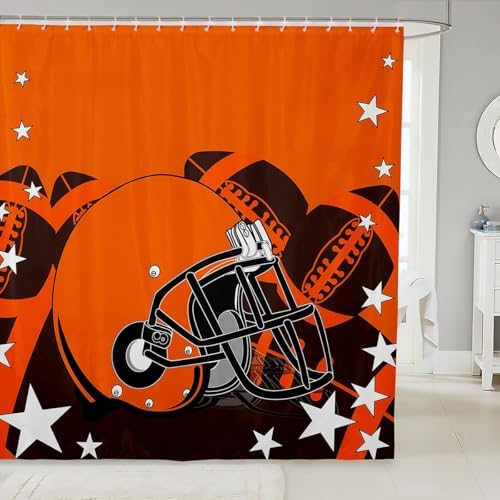 Erosebridal Sports Shower Curtain Set for Kids