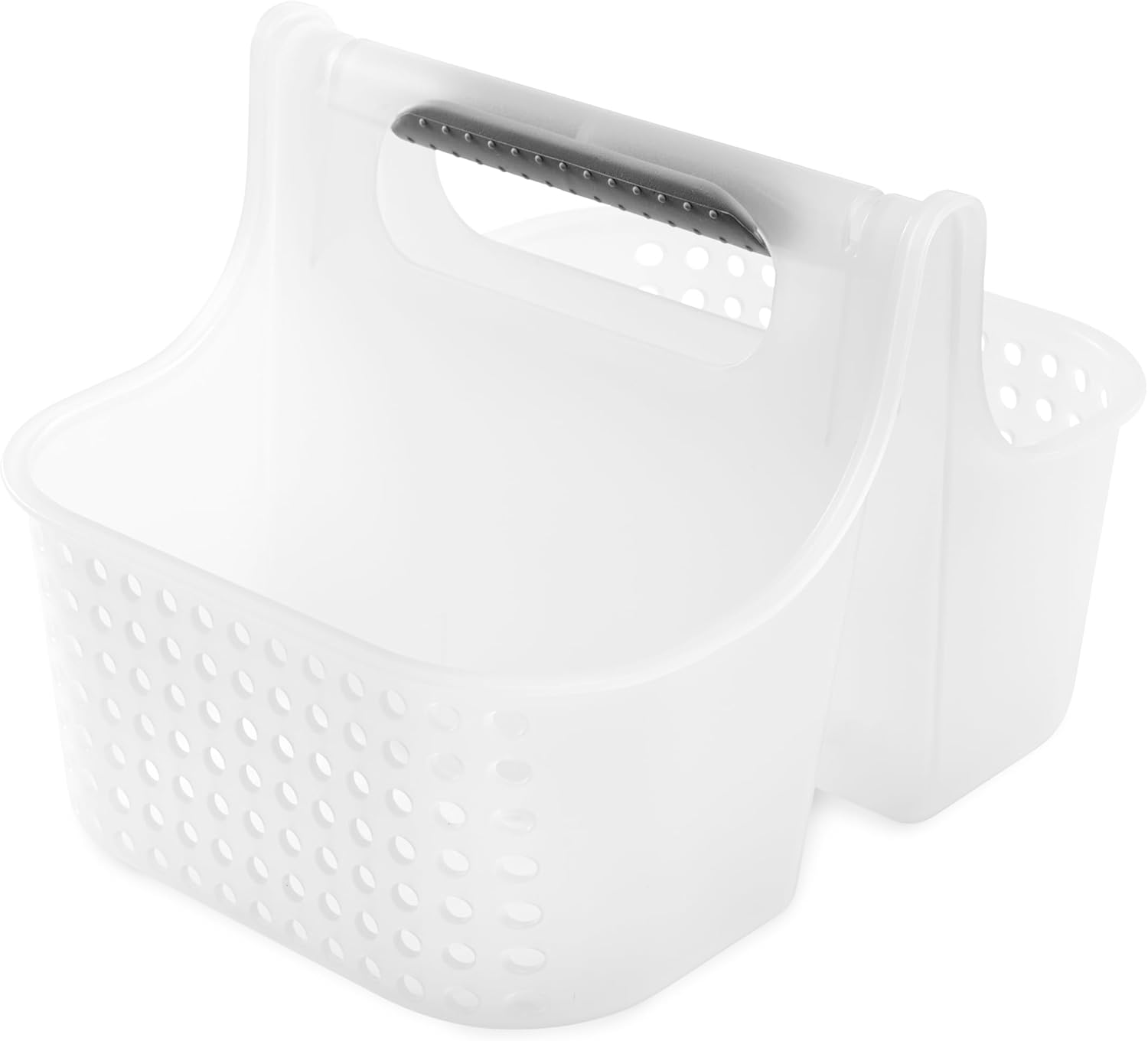 Madesmart 2-Compartment Shower Tote with Soft Grip Handles