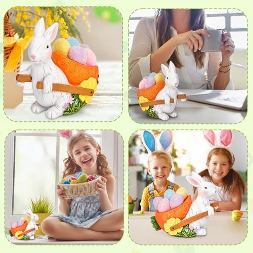 Fribtest Easter Bunny Figurine Home Decor