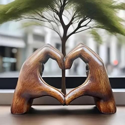 TinyGlam Heart Hands Sculpture Set of 3