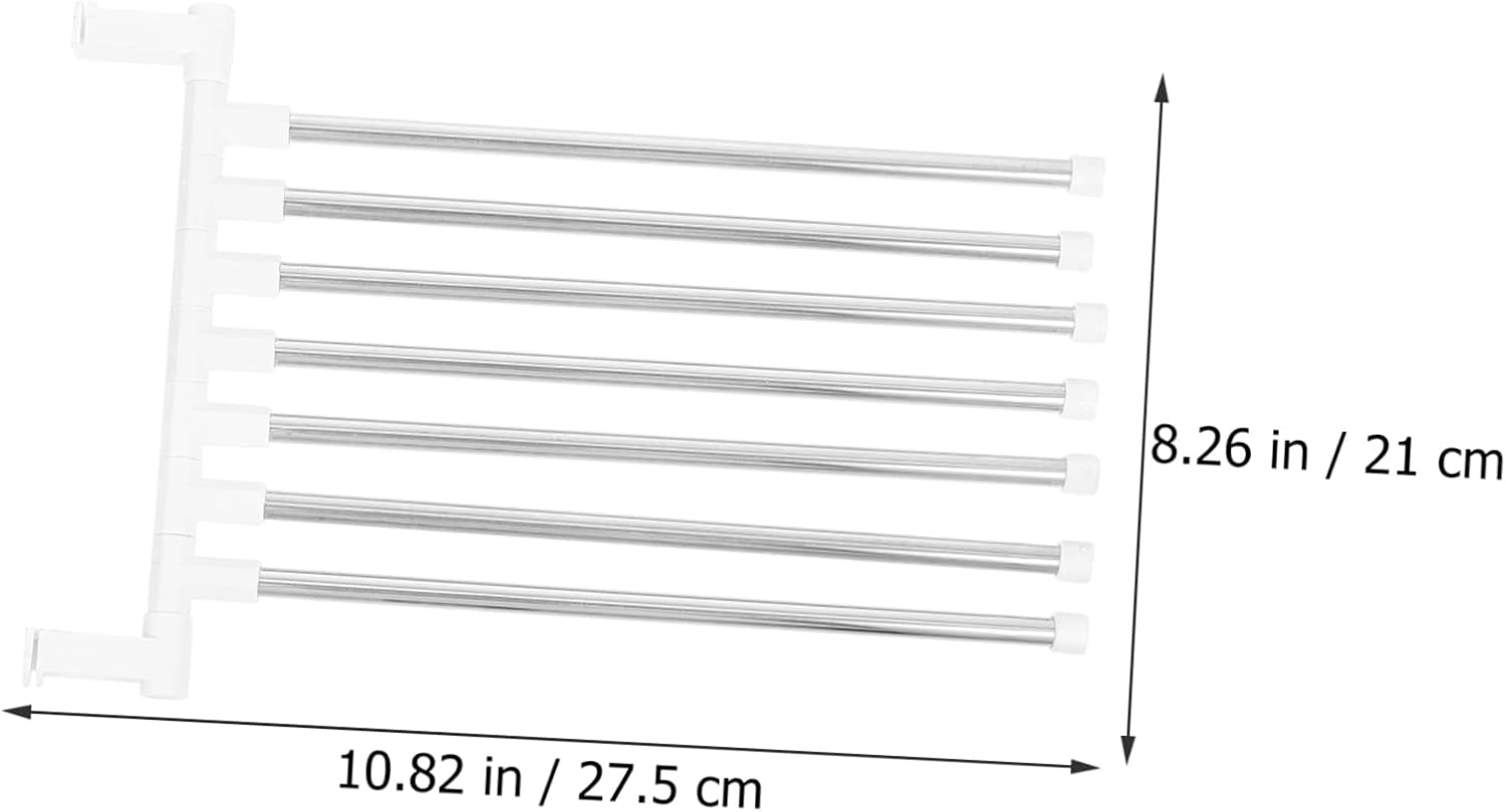 NUOBESTY 1Set Rotatory Towel Rack Stainless Steel