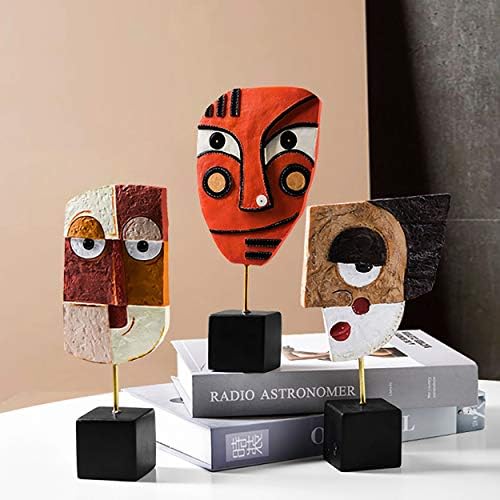 HCCMLOVE Smile Abstract Resin Sculpture - Modern Home Decor