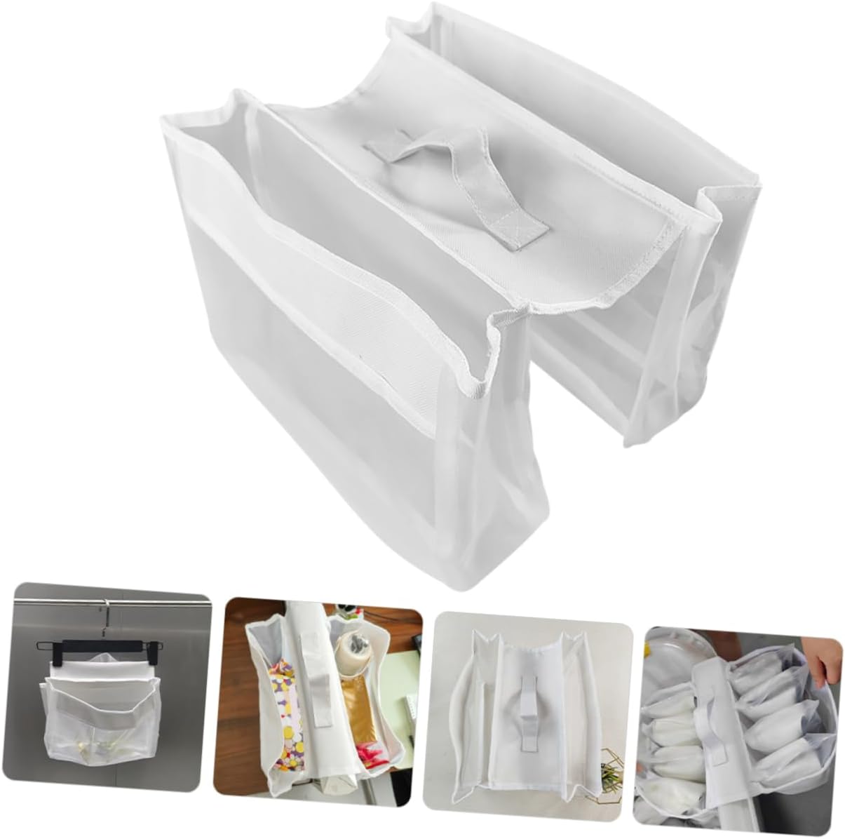 Unomor Bath Toy Storage Organizer with Ventilated Mesh Design