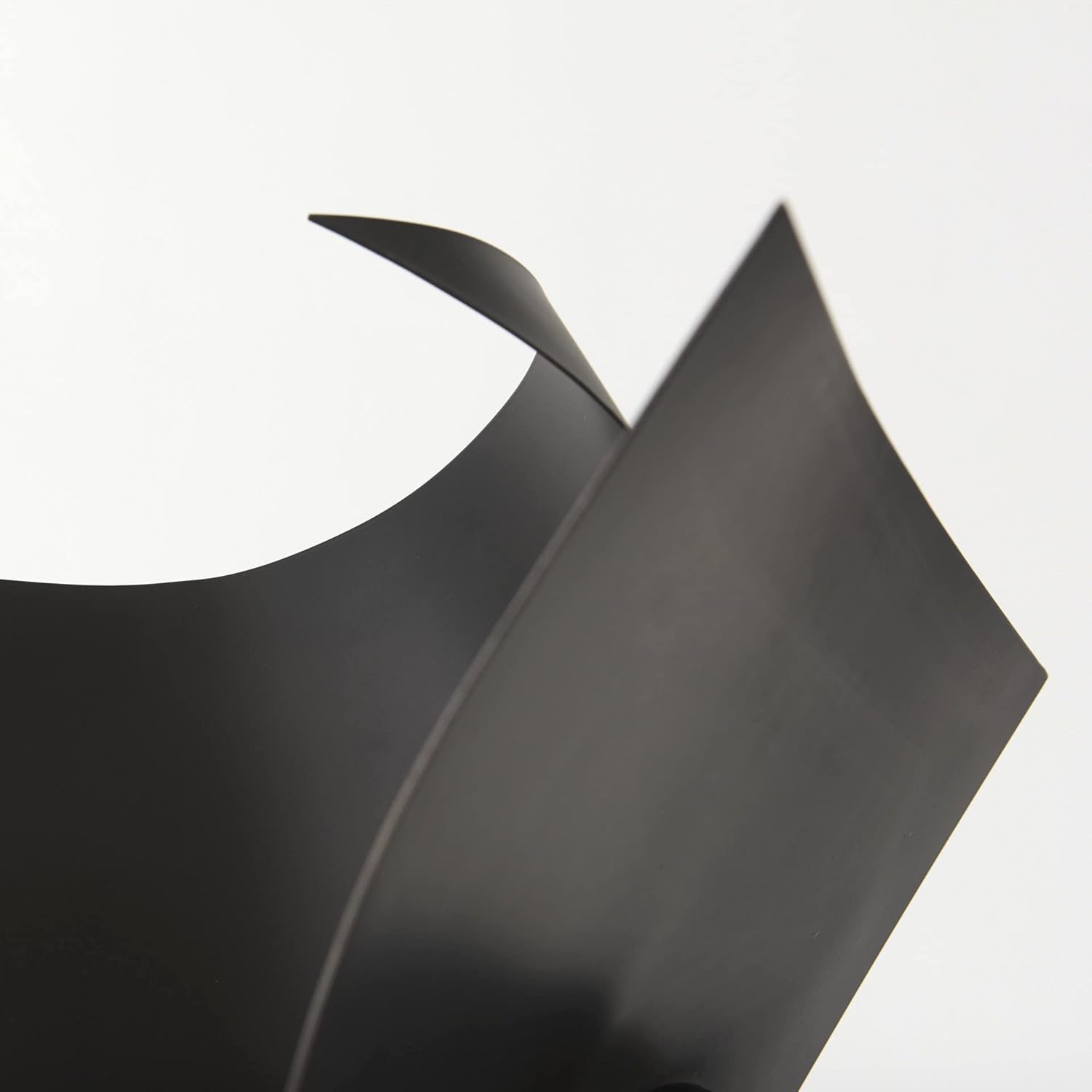 HomeRoots 18 Contempo Antiqued Black Abstract Sculpture