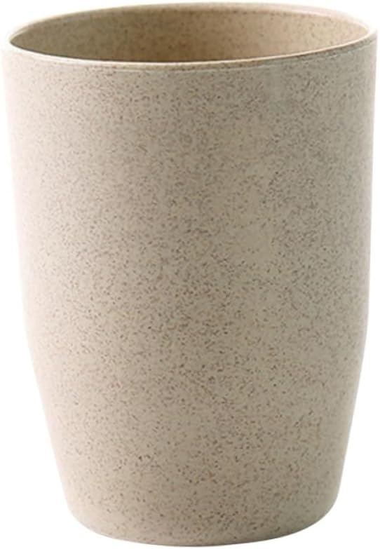 BUGUUYO Wheat Stem Rinsing Mug for Bathroom Use