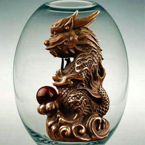 Ecqizer Wealth Figurine Feng Shui Decor for Home Office