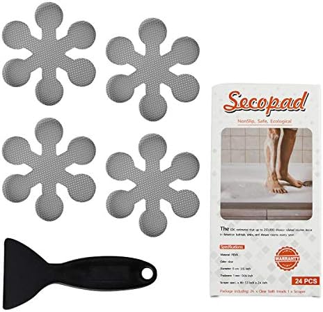 Secopad Bathtub Stickers Non-Slip 12 PCS Safety Treads