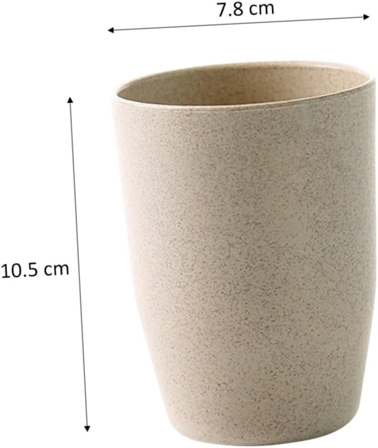 Ciieeo Wheat Stem Bathroom Rinsing Mug 1