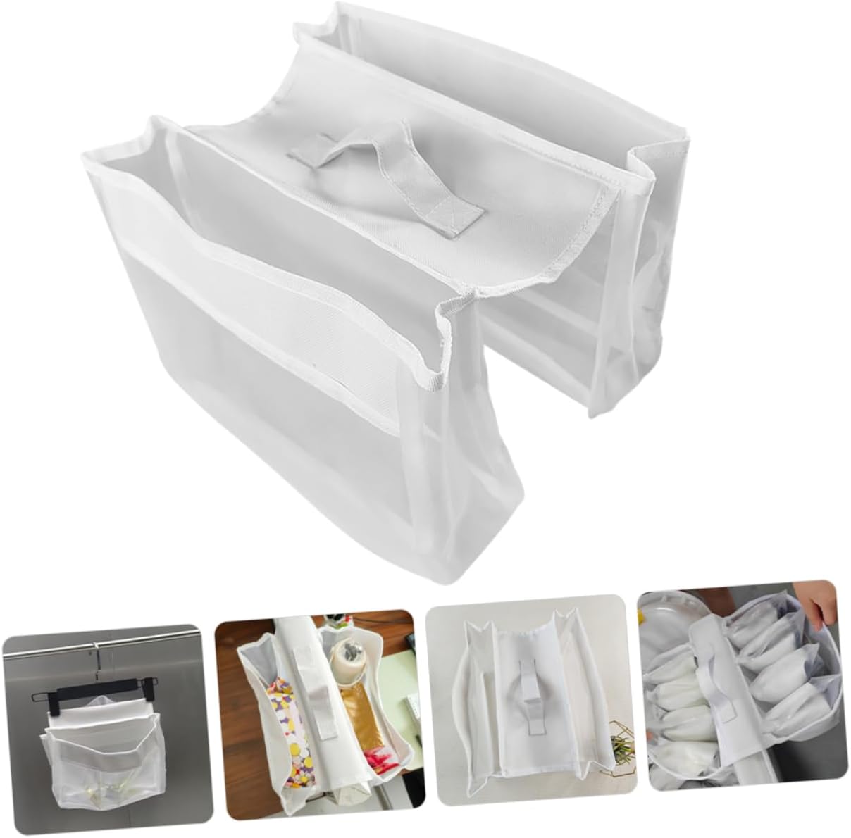 SHOWERORO Portable Mesh Bath Organizer Saddle Shape