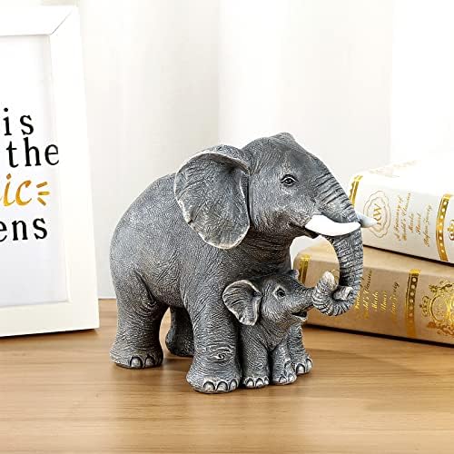 Ylncicn Elephant Statue - Large Grey Home Decor