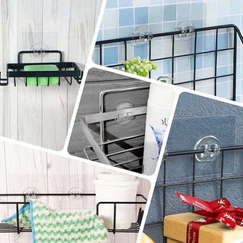 Shower Caddy Adhesive Replacement Set 8-Pack