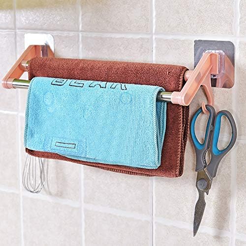 Stainless Steel Kitchen Towel Rack Holder with Double Pole
