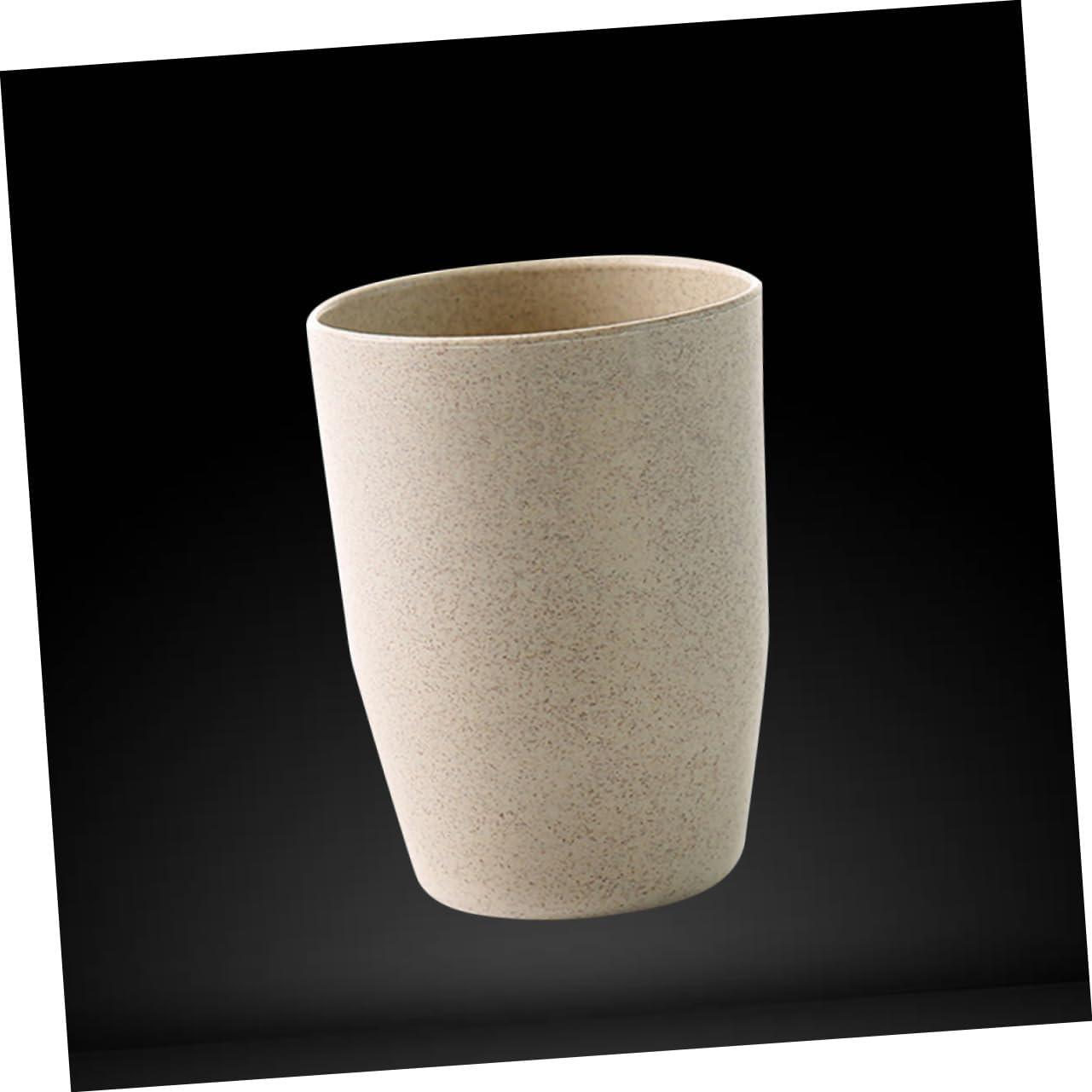 COOLHIYA Wheat Straw Tooth Cup for Bath