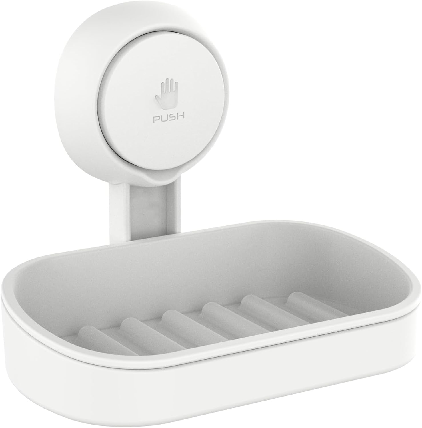 TAILI Strong Suction Soap Dish Holder for Bathroom Kitchen Shower
