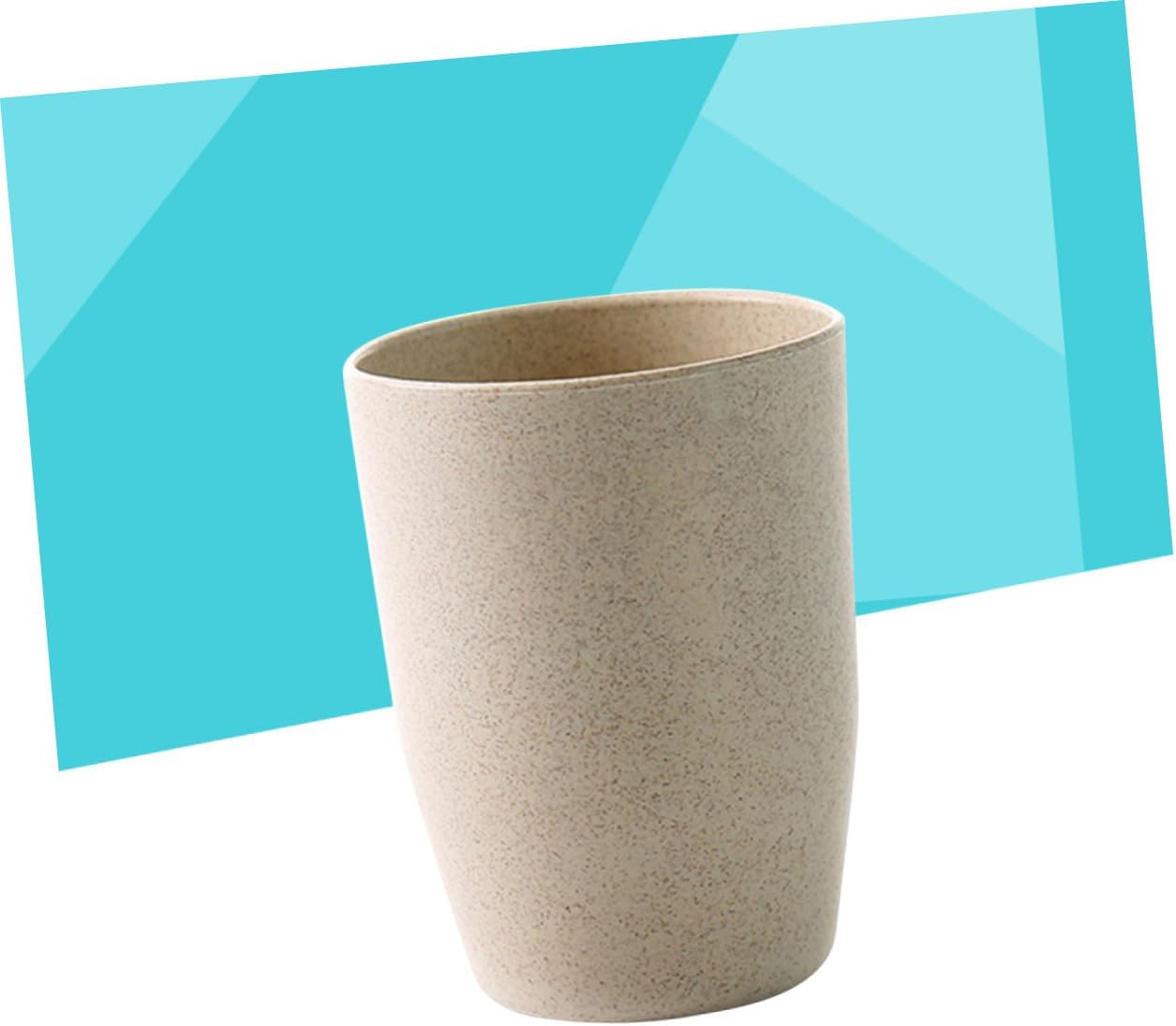 Wheat Stem Bathroom Tumbler Cup Lightweight Stackable
