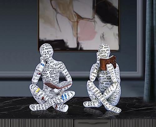Dawbun Pulp Reading Women Figurine Statue 1