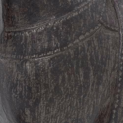 Deco 79 Polystone Horse Statue 9 x 3 x 9 Brown