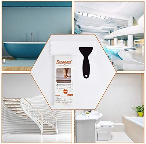 Secopad Anti Slip Bathtub Stickers 24PCS with Scraper