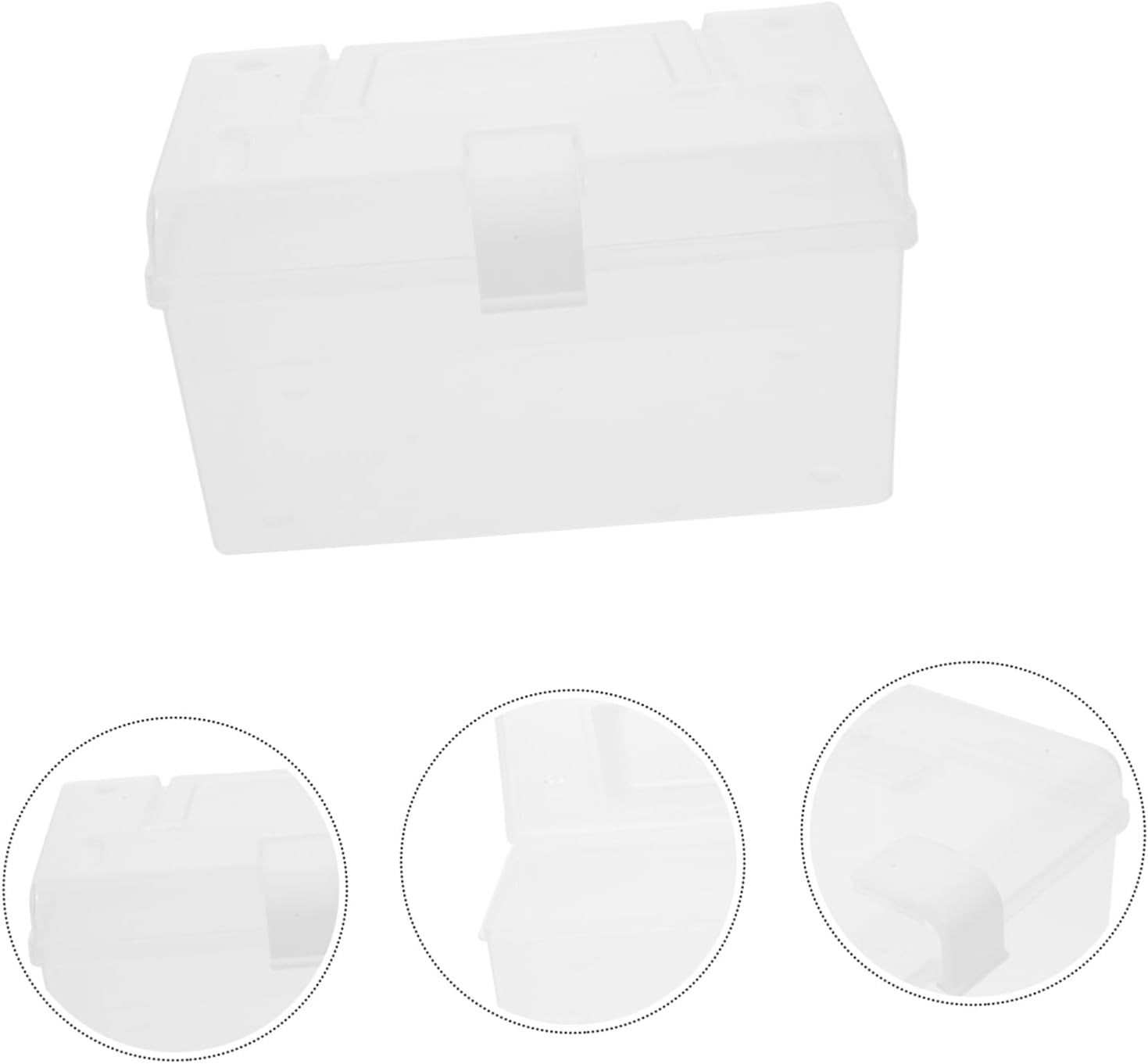 SECFOU Portable Medicine Cabinet with Buckle Closure