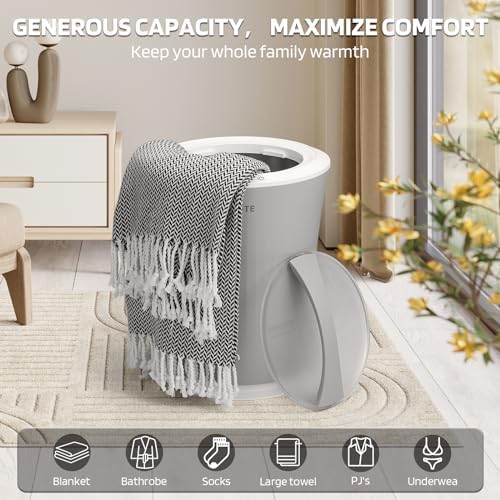 Lagute iSnug Towel Warmer with 3-Level Timer and RGB Light