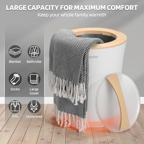 Lagute Towel Warmers Bucket with WiFi Control and RGB Light