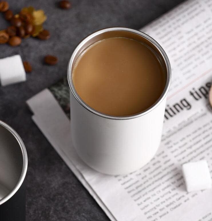 123Arts 2 Pcs Stainless Steel Mouthwash Cups for Bathroom Use